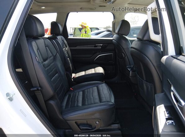 5XYP5DGCXRG476786 2024 KIA TELLURIDE White VIN sticker view