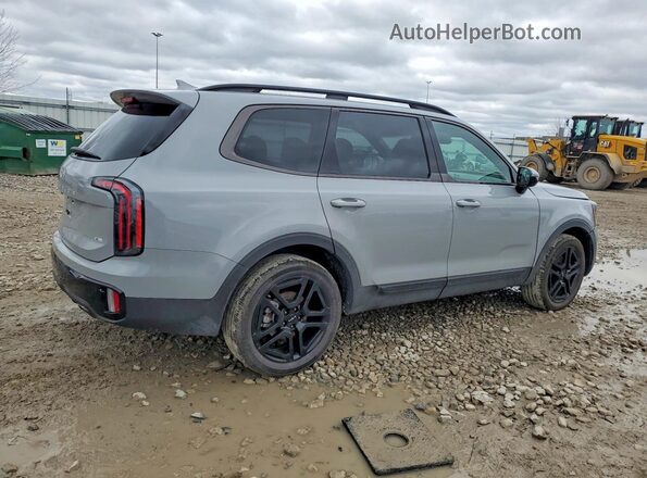 5XYP5DGCXRG532791 2024 KIA TELLURIDE Gray Rear right