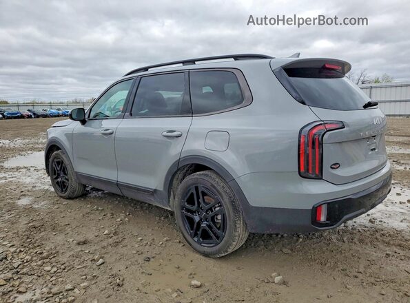 5XYP5DGCXRG532791 2024 KIA TELLURIDE Gray Rear left