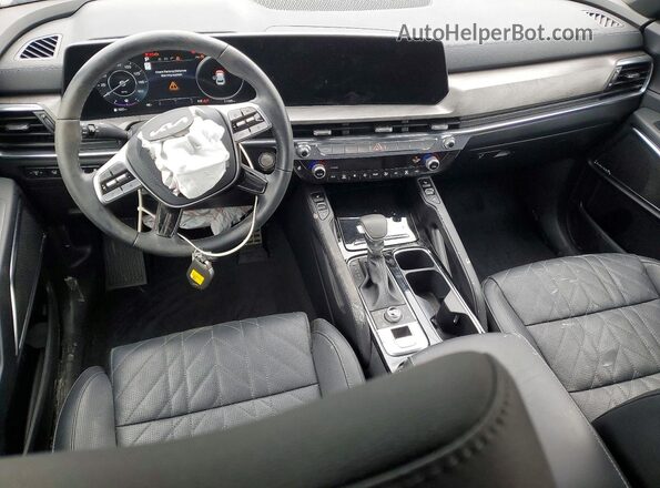5XYP5DGCXRG532791 2024 KIA TELLURIDE Gray Dashboard view
