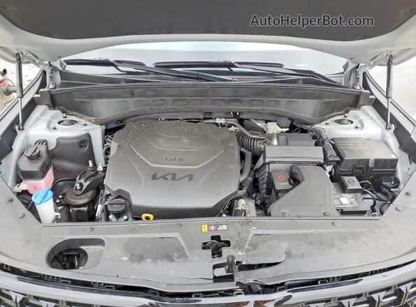 5XYP5DGCXRG532791 2024 KIA TELLURIDE Gray Engine compartment view