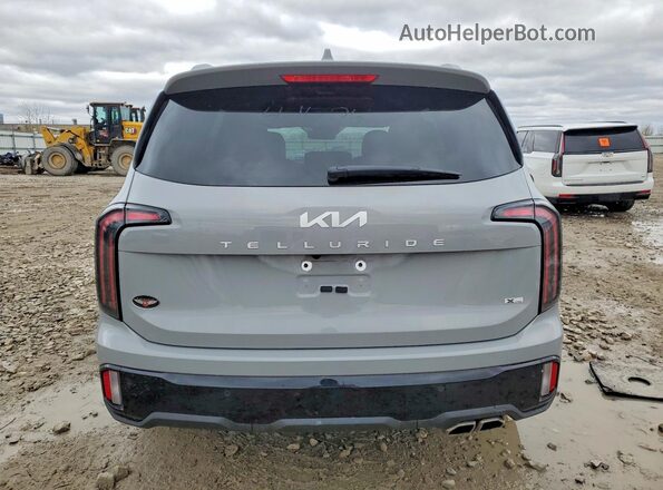 5XYP5DGCXRG532791 2024 KIA TELLURIDE Gray Rear view