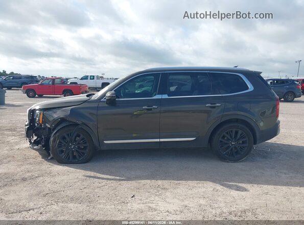 5XYP5DHC0LG079710 2020 KIA TELLURIDE Gray Widok wnętrza z tyłu