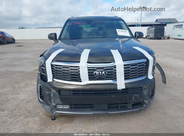 5XYP5DHC0LG079710 2020 KIA TELLURIDE Gray Widok deski rozdzielczej