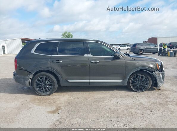 5XYP5DHC0LG079710 2020 KIA TELLURIDE Gray Widok zestawu wskaźników