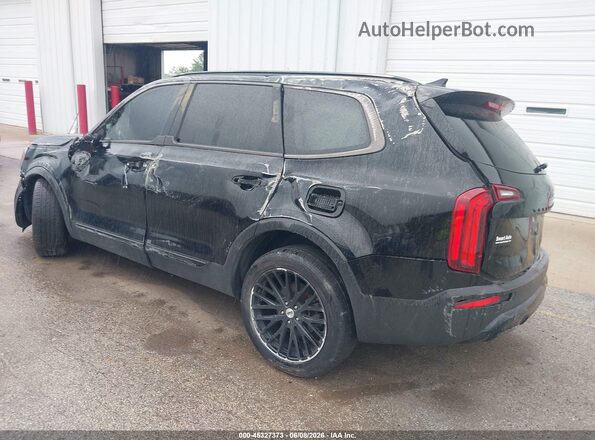 5XYP5DHC0NG209701 2022 KIA TELLURIDE Black Trasero izquierdo