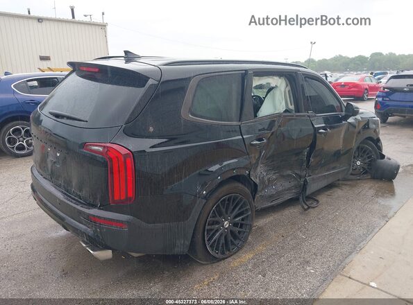 5XYP5DHC0NG209701 2022 KIA TELLURIDE Black Trasero derecho