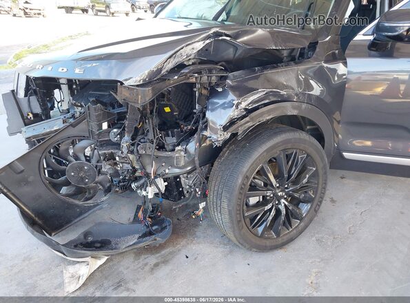 5XYP5DHC1MG100372 2021 KIA TELLURIDE Dark Blue Front view