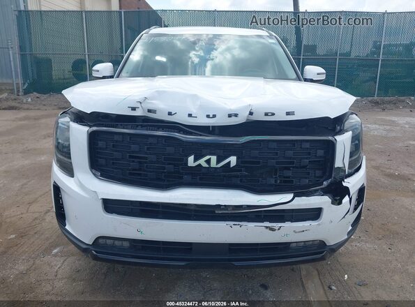 5XYP5DHC1NG277215 2022 KIA TELLURIDE White Vista del cuadro de instrumentos