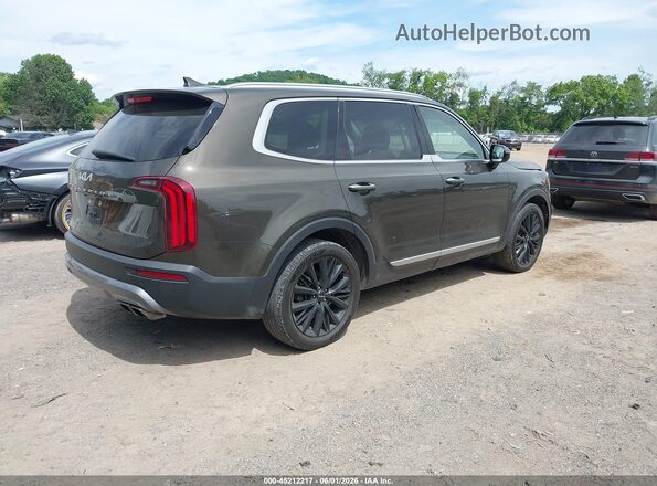 5XYP5DHC1NG287937 2022 KIA TELLURIDE Green Tył prawy