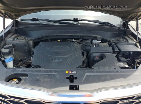 5XYP5DHC2LG089221 2020 KIA TELLURIDE Brown ძრავის განყოფილების ხედი