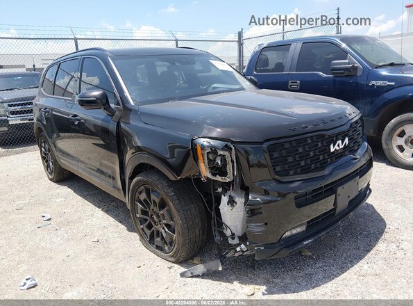 5XYP5DHC2NG201843 2022 KIA TELLURIDE Black Вид спереду