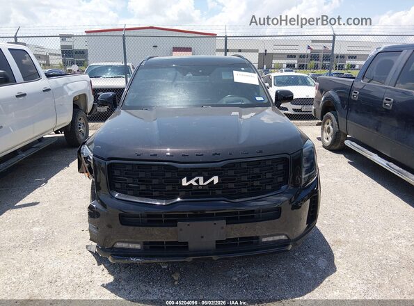 5XYP5DHC2NG201843 2022 KIA TELLURIDE Black Вид щитка приладів