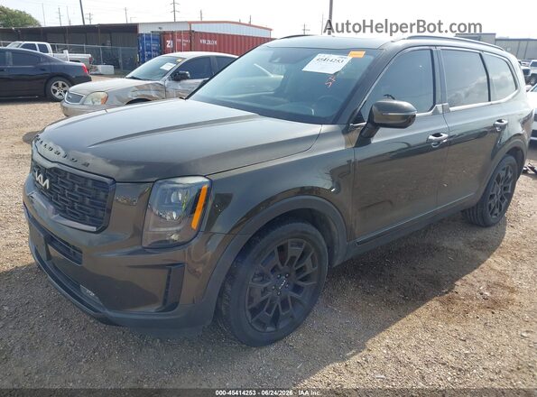 5XYP5DHC2NG221610 2022 KIA TELLURIDE Dark Brown Передня ліва чверть
