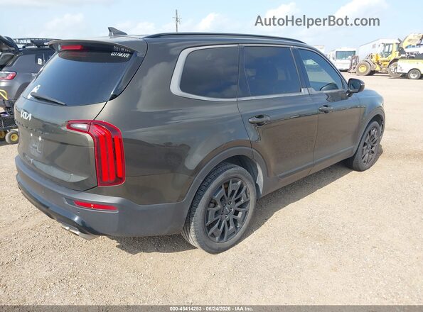 5XYP5DHC2NG221610 2022 KIA TELLURIDE Dark Brown Задня права чверть