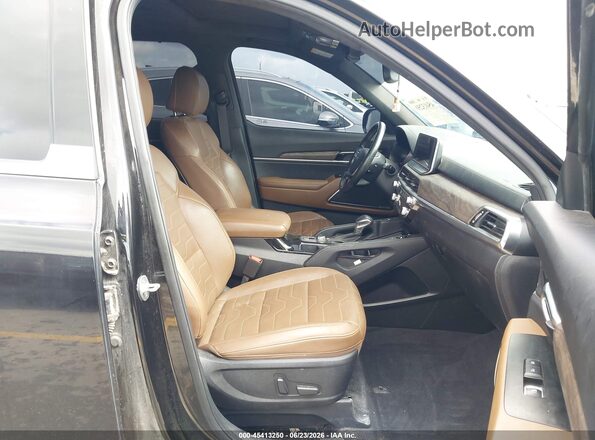 5XYP5DHC2NG278308 2022 KIA TELLURIDE Black წინა სალონის ხედი