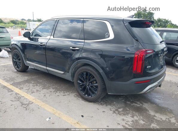 5XYP5DHC2NG278308 2022 KIA TELLURIDE Black უკანა მარცხენა