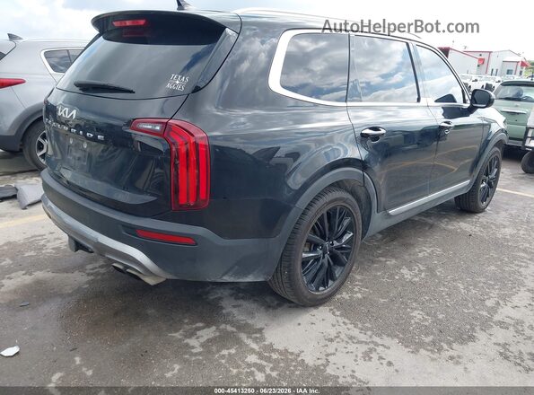 5XYP5DHC2NG278308 2022 KIA TELLURIDE Black უკანა მარჯვენა