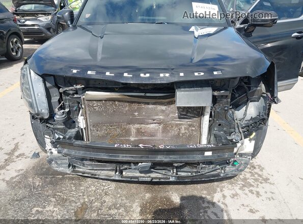 5XYP5DHC2NG278308 2022 KIA TELLURIDE Black წინა ხედი
