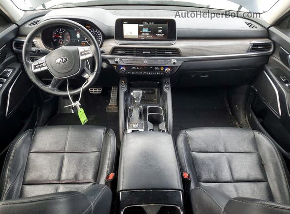 5XYP5DHC3LG013393 2020 KIA TELLURIDE Black Вид панелі приладів