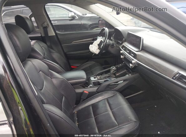 5XYP5DHC3LG045678 2020 KIA TELLURIDE Black Widok wnętrza z przodu