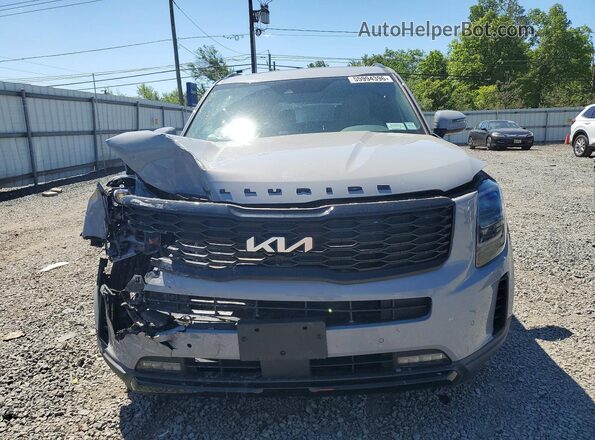 5XYP5DHC3NG230039 2022 KIA TELLURIDE Gray წინა ხედი