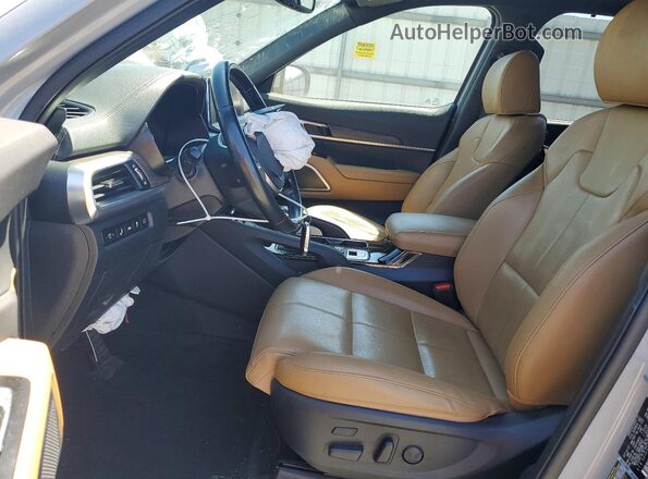 5XYP5DHC3NG230039 2022 KIA TELLURIDE Gray წინა სალონის ხედი