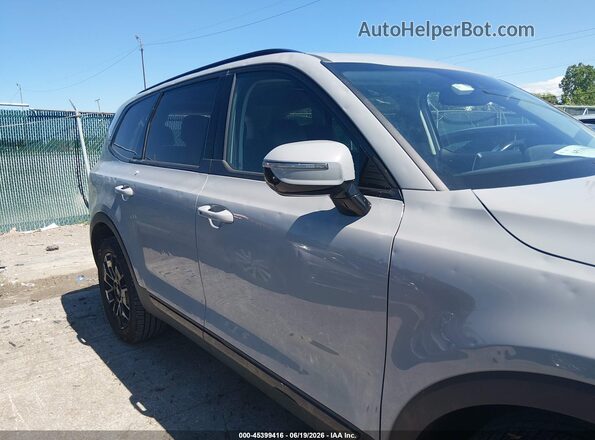 5XYP5DHC4MG165801 2021 KIA TELLURIDE Gray Rear interior view