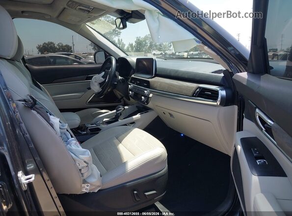 5XYP5DHC4NG228025 2022 KIA TELLURIDE Gray Widok wnętrza z przodu