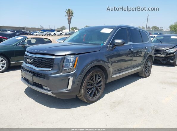5XYP5DHC4NG228025 2022 KIA TELLURIDE Gray Przód lewy