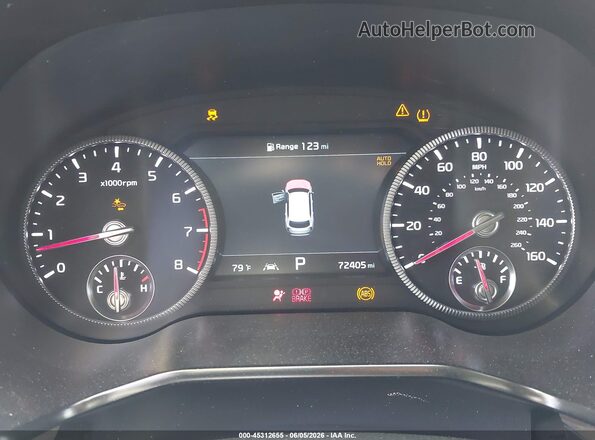 5XYP5DHC4NG228025 2022 KIA TELLURIDE Gray Widok tylnych siedzeń