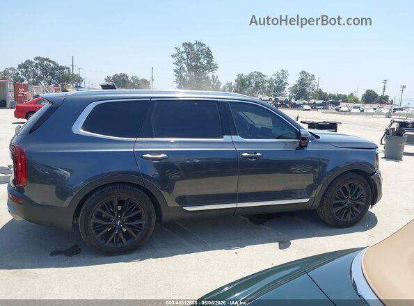 5XYP5DHC4NG228025 2022 KIA TELLURIDE Gray Widok wnętrza z tyłu