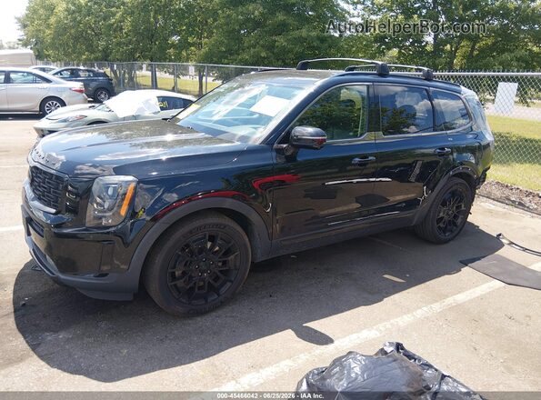 5XYP5DHC6MG095833 2021 KIA TELLURIDE Black Vista tres cuartos delantera izquierda