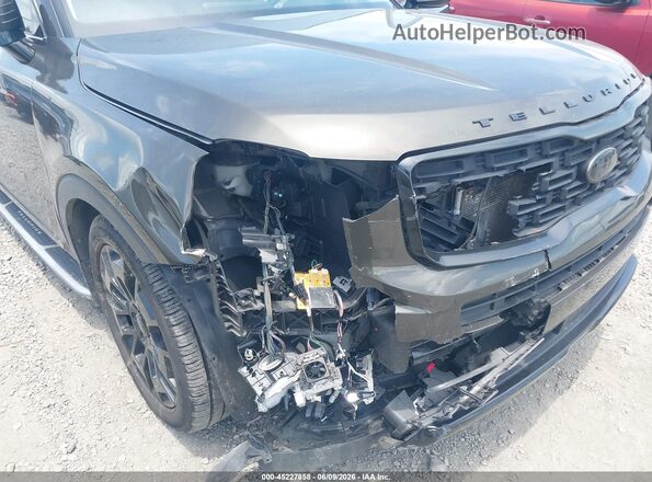 5XYP5DHC6MG112789 2021 KIA TELLURIDE Green Front view