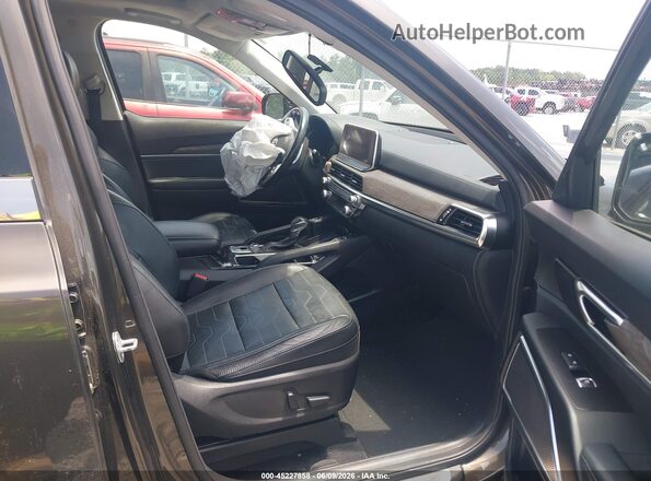 5XYP5DHC6MG112789 2021 KIA TELLURIDE Green Front interior view