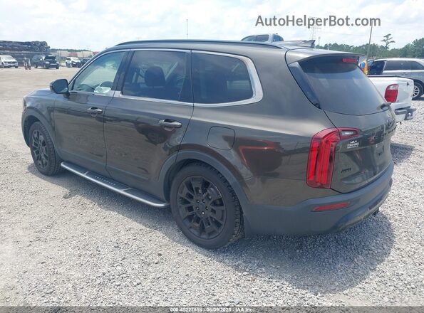 5XYP5DHC6MG112789 2021 KIA TELLURIDE Green Rear left