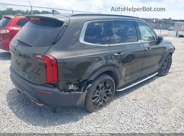 5XYP5DHC6MG112789 2021 KIA TELLURIDE Green Rear right