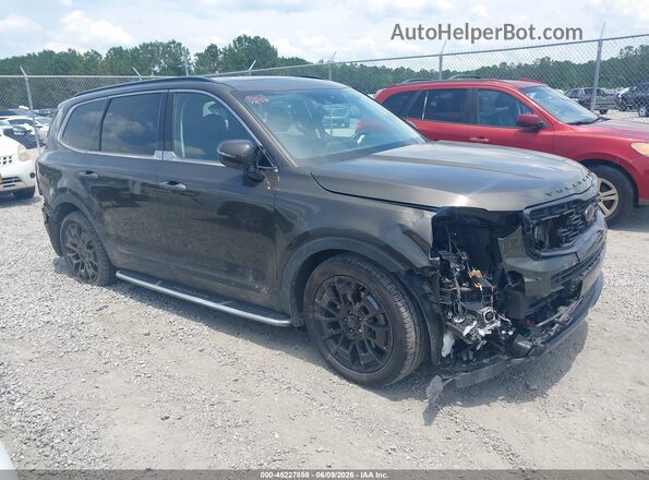 5XYP5DHC6MG112789 2021 KIA TELLURIDE Green Rear interior view