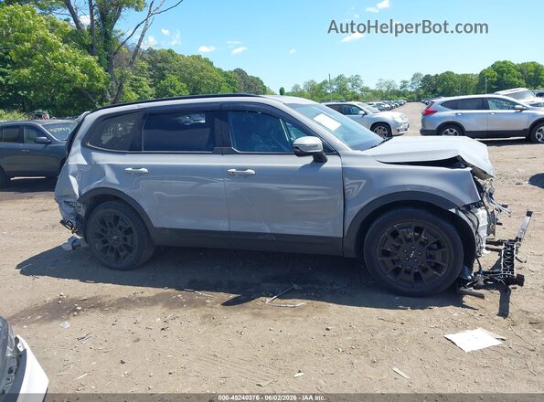 5XYP5DHC6NG277212 2022 KIA TELLURIDE Gray Widok wnętrza z tyłu