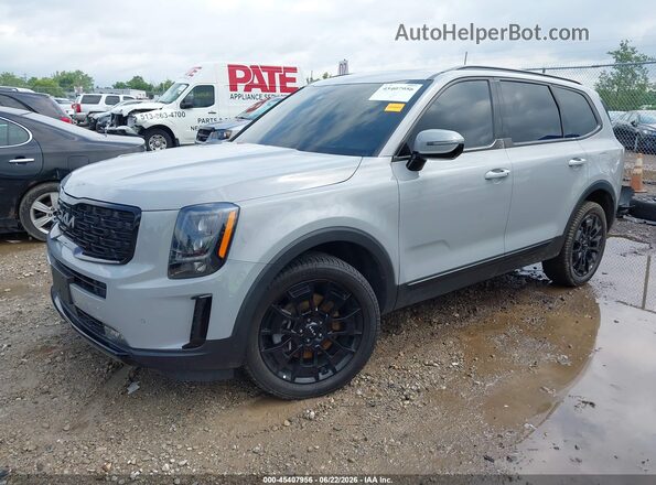 5XYP5DHC6NG281888 2022 KIA TELLURIDE Gray Передня ліва чверть