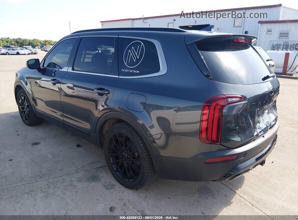 5XYP5DHC7MG095713 2021 KIA TELLURIDE Черный Задняя левая четверть