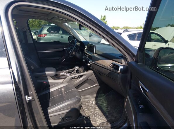 5XYP5DHC7MG095713 2021 KIA TELLURIDE Черный Вид салона спереди