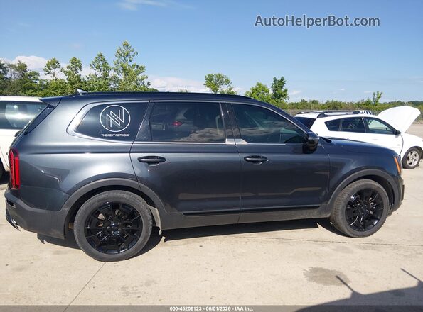 5XYP5DHC7MG095713 2021 KIA TELLURIDE Черный Вид задней части салона