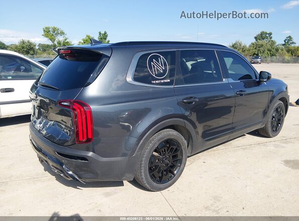 5XYP5DHC7MG095713 2021 KIA TELLURIDE Черный Задняя правая четверть