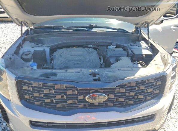 5XYP5DHC7MG176792 2021 KIA TELLURIDE Gray Engine compartment view