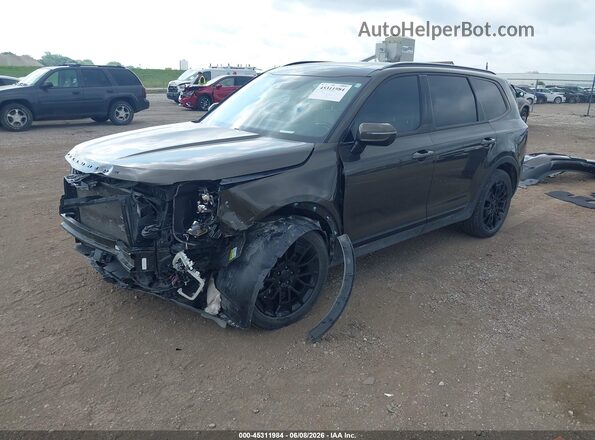 5XYP5DHC8MG110865 2021 KIA TELLURIDE Gray Передня ліва чверть