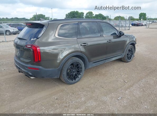 5XYP5DHC8MG110865 2021 KIA TELLURIDE Gray Задня права чверть