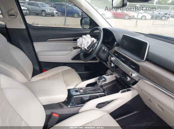 5XYP5DHC8MG110865 2021 KIA TELLURIDE Gray Вид салону спереду