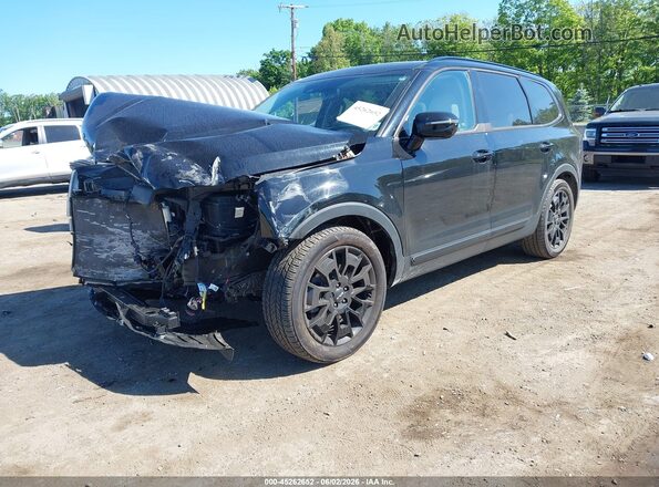 5XYP5DHC8NG296344 2022 KIA TELLURIDE Black Front left