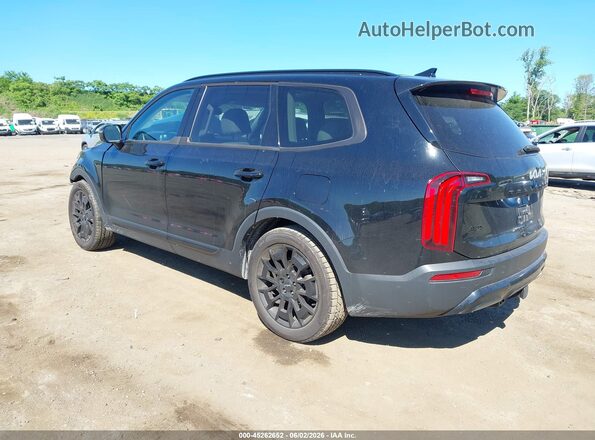 5XYP5DHC8NG296344 2022 KIA TELLURIDE Black Rear left